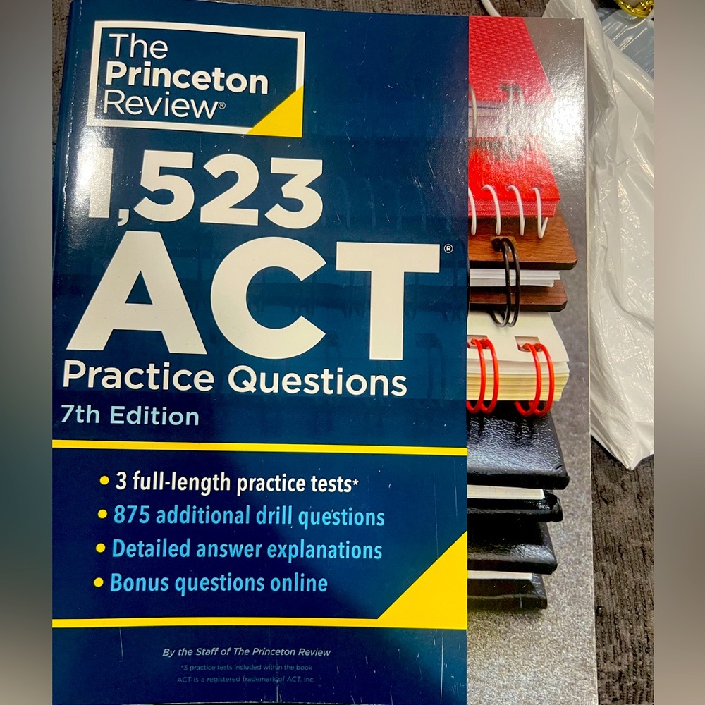 ACT prep book, good condition.  Used once